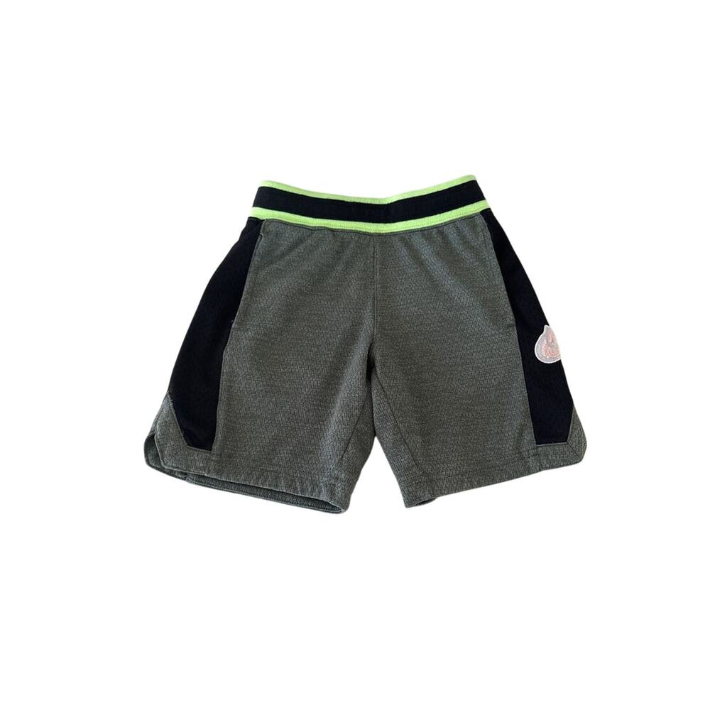 Nike Hoopfly Green Black Mesh Athletic Active Drawstring Shorts Size Boy's 5/6